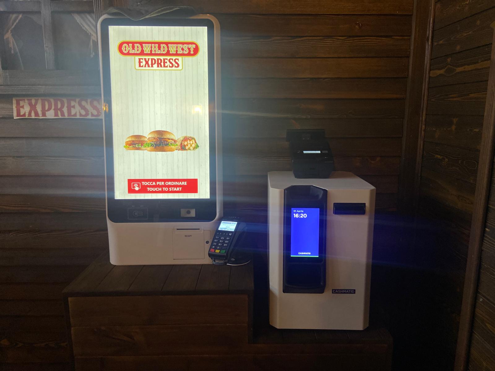 Old Wild West Express Portici Cashmatic cassa automatica
