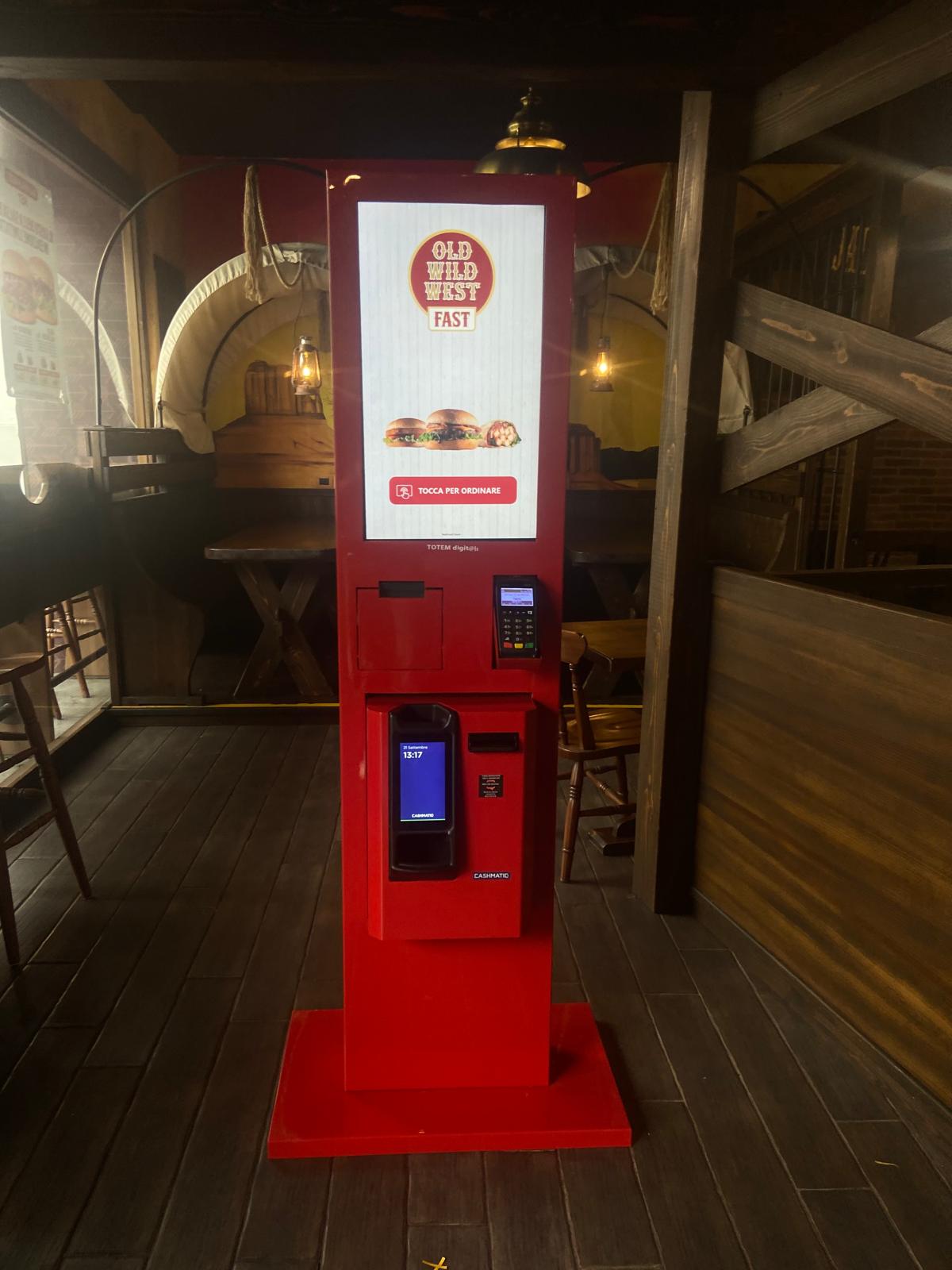 Old Wild West Fast Pompei Cashmatic totem cassa automatica